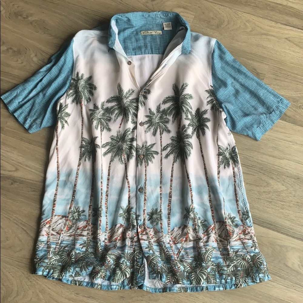 Batik Bay Men’s Button-Up Short Sleeve Shirt